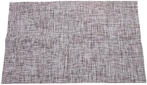 InWE Newest Linen Weave Mat Adiabatic Placemat Table Protector Dining Decoration