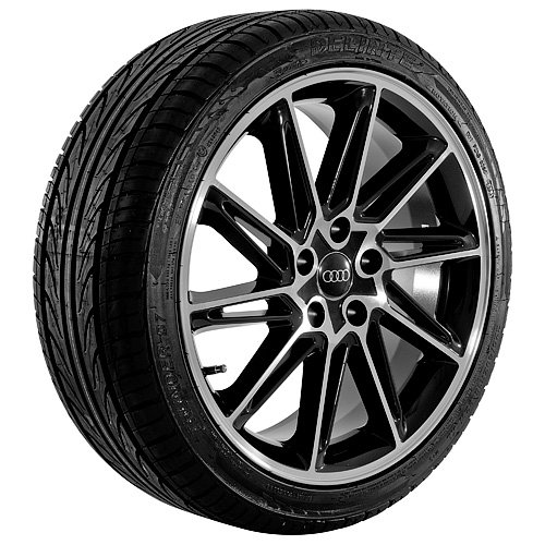 18 Inch black 285 Series Wheels Rims and Tires 