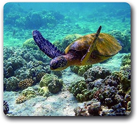 Sea Turtle Mouse Pad,(9 x 10 Inch) Non-slip Gaming Mouse Pad
