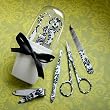 Pretty Damask Design Manicure Sets, 1