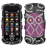 MyBat Samsung Solstice II Diamante Protector Cover - Owl Diamante