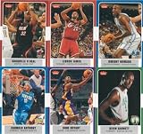 2007 / 2008 Fleer Basketball Complete Mint Basic 200 Card Set Including Lebron James, Carmelo Anthony, Dirk Nowitzki, Yao Ming, Kobe Bryant, Shaquille O'neal, Dwayne Wade, Kevin Garnett, Chris Paul and Others.