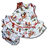 Baby and Toddler Cowgirl dress and bloomer