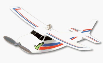 Cessna 210 Centurion Battery Powered Toy Plane by TinToyArcade