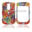 Blackberry Bold 9000 Genuine Swarovski Crystal (7ss) Multi Color Maple Leaf Design Faceplate Cover Case