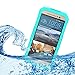HTC ONE M9 Waterproof Case, VEGO Full Body Waterproof Shockproof Dirtproof Durable Gel Touch Screen Ipx8 Swimming Diving Protection Case Cover Skin for HTC ONE M9 2015 Release - Teal