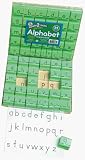 CENTER ENTERPRISES INC. CE-6824 VISUAL CLOSURE 11/2 LOWER MANUSCRIP T SET ALPHABET STAMPS