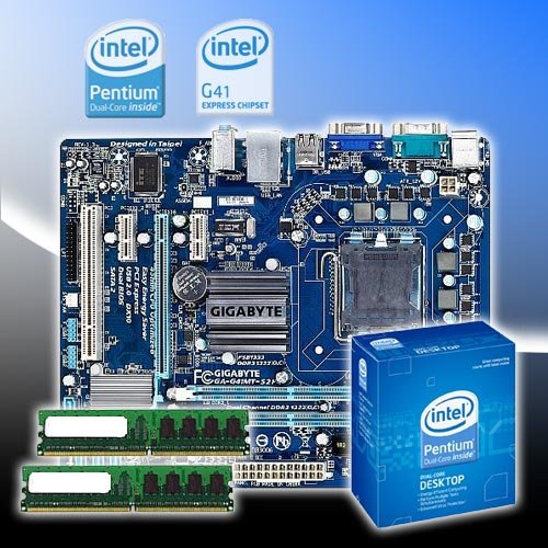 Intel Dual Core E5400 2.7ghz - Gigabyte Ga-g41mt-s2p Motherboard - 4gb Ddr3 1333mhz Bundle Bu001g Picture