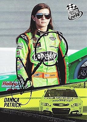 AUTOGRAPHED Danica Patrick 2014 Press Pass Racing (#10 GoDaddy Team) Signed Collectible NASCAR Trading Card with COA