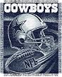Dallas Cowboys Spiral Series Jacquard Throw Blanket - NFL Football Fan Shop Sports Team Merchandise