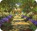 Artist Claude Monet Fine Art MOUSE PAD La Jardin a Giverny Garden at Giverny
