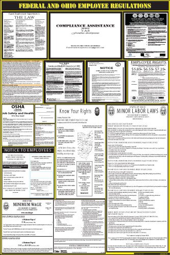 2012 Ohio State and Federal All-in-one Labor Law Poster - English