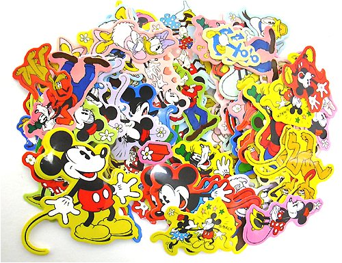 ディズニー『ミッキー&フレンズ』フレークシール/約100枚入り