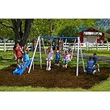 UPC 047672421252 product image for Metal Swing Set Play Set Playset Flexible Flyer Fun Time Outdoor Kids Game Games | upcitemdb.com