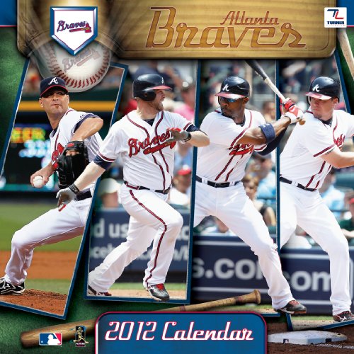 2012 ATLANTA BRAVES 12X12 WALL CALENDAR