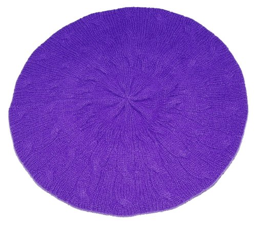 Polo Ralph Lauren Purple Label Cashmere Cable Beret Hat