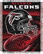 Atlanta Falcons Spiral Series Jacquard Throw Blanket - NFL Football Fan Shop Sports Team Merchandise