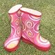 Pink Circles Wellies for infant girl
