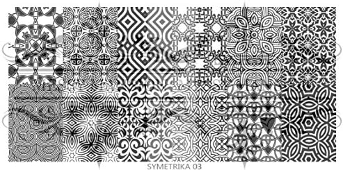 MESSY MANSION SY03 Nail Art Stamping Plate
