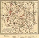 Reproduction of an 1881 Map of Yellowstone National Park
