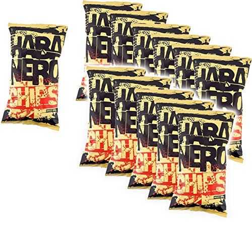 Habanero Chips (Schärfegrad 8 !) - 12er Pack (12 x 100 g)