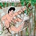 Londons Times Famous People Places Books Cartoons - Tarzan and Jane Eyre - Coffee Gif...