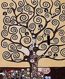 Art Reproduction Oil Painting - Tree of Life - Classic 20 X 24 - Hand Painted Canvas Art