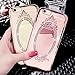 iPhone 6 Plus/6s Plus 5.5 Inch Glass Mirror TPU Case-Aurora Soft Silicone Makeup Case Bling Crown Rhinestone Cover for iPhone 6 Plus/6s Plus(Rose Gold)