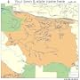 Street & Road Map of Genesee, Colorado CO - Printed poster size wall atlas of your home town