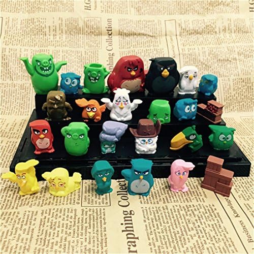 Angry Birds 2 Movies Mini Figure Playsets Toys Cake Toppers 25PCS A Set Mini Dolls 4-7cm
