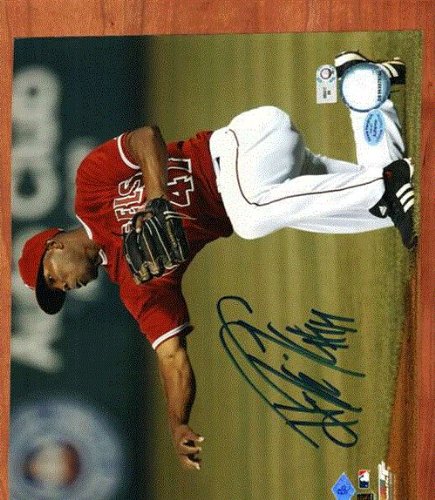 Autographed/Hand Signed 8x10 Photo Howie Kendrick Angels