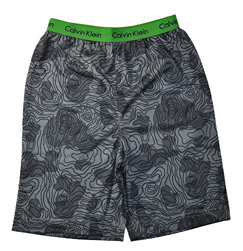 Calvin Klein Little Boys Big Boys Gray Printed Pajama Shorts
