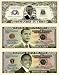 Barack Obama 44th President Triple Collectors Bill Collector Set 1-One Million Dollar Bill, 1-2008 FEDERAL OBAMA NOTE Bill & 1-2009 FEDERAL INAUGURAL NOTE 2009 Dollar Bill