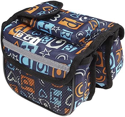 BOI® 2014 New Style Bicycle Front Tube Bag, Frame Saddle Tool Pannier Pouch for Mountain Road Bike Cycling Blue