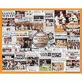 San Francisco Giants 2010 World Series Newspaper Collage Poster