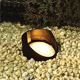 Kichler Lighting 15388BK 12-Volt Low Voltage Yoke Held PAR 36 Well Light, Black