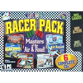Racer Pack: Masters of the Air & Road (6 games) (Kombat Kars, Mini Car Racing, Demolition Derby, RC Daredevil, Air Racing, Super Karting)