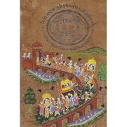 Original Miniatures Art India Folk Paintings Drawings