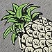 Youzee Women Fashion Casual Round Neck Short Sleeve Pineapple Print T-Shirt Top