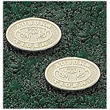 LogoArt Auburn Tigers 10K Gold Team Name and Logo 3/8 Post Earrings