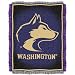NCAA Washington Huskies 48-Inch-by-60-Inch Jacquard Acrylic Throw