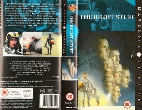 The Right Stuff [VHS] [Import]