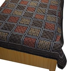 Bedcovers Block Printed Cotton Comforter Size Twin (bscov315)