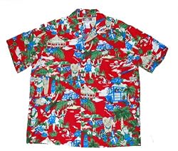 Top Quality Santa Hawaiian Aloha Shirt