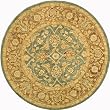 Safavieh Anatolia AN549B Blue 6' Round Handmade Hand-Spun Wool Area Rug