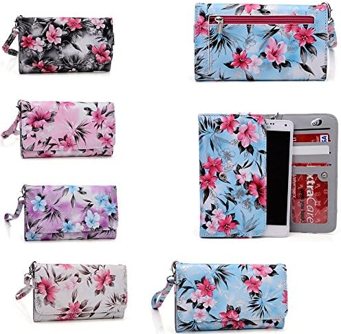 Cellphone holder wallet with wrist strap- Universal fit for Huawei Honor 3C Play