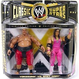  WWE Wrestling Classic Superstars Limited Edition Action Figure 2-Pack Yokozuna VS. Bret Hart
