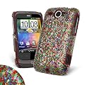 Femeto Schutzh�lle Case Disco Glitzer Funkel F�r HTC Wildfire + Displayschutz