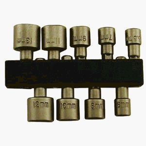 Best Way Tools 39522 1 4 Drive 9-Piece Metric Nutsetter Set by 