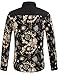 SSLR Men's Long Sleeve Vintage Button-down Shirt